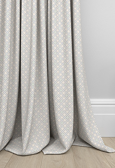Rae Trellis, Wedgewood - Made to Measure Curtains